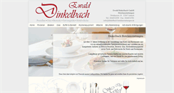 Desktop Screenshot of dinkelbach-hotelausstattungen.de
